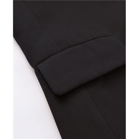 Men's Classic Wool Trench Overcoat Single Breasted Mid Long Wool Blend Top - Picture 3 of 8